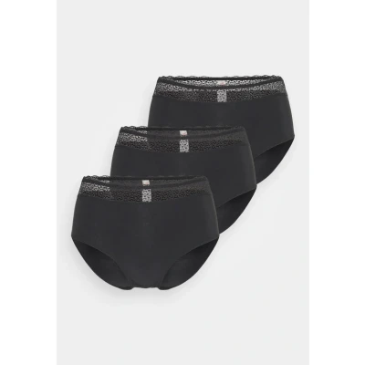 Image of Triumph MIDI 3 PACK Briefs, Women&#039;s, Size: Small, Black
