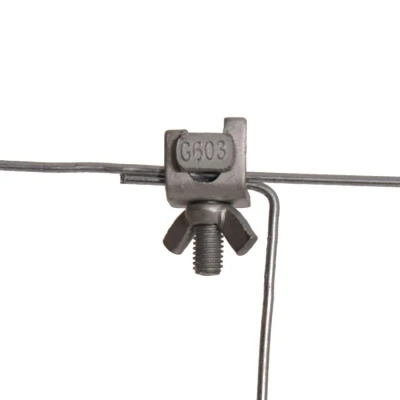 Image of Gallagher Wire Clamp with Curved Design and Wing Nut