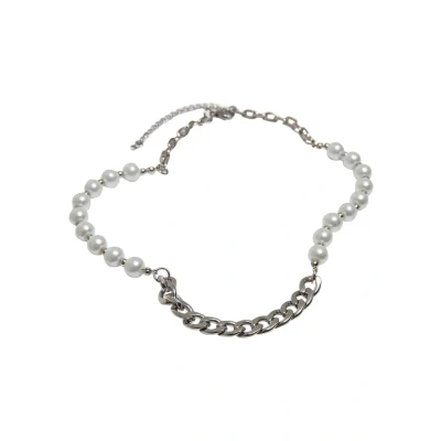 Image of Urban Classics Pearl Various Necklace, Size: One Size, Silver