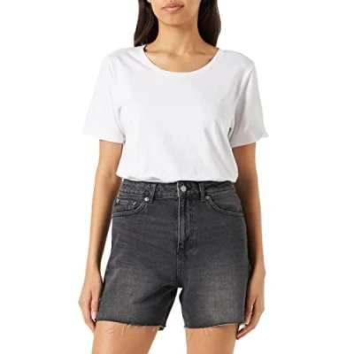 Image of JJXX Jxaura RH HW RA SN Denim shorts, Women&#039;s, Size: Medium, Dark grey