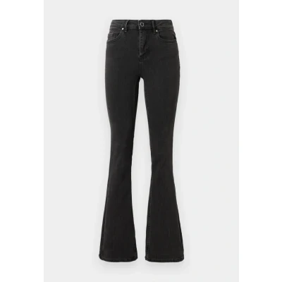 Image of Vero Moda Vmflash Flared Jeans, Women&#039;s, Size: Sx32, Black