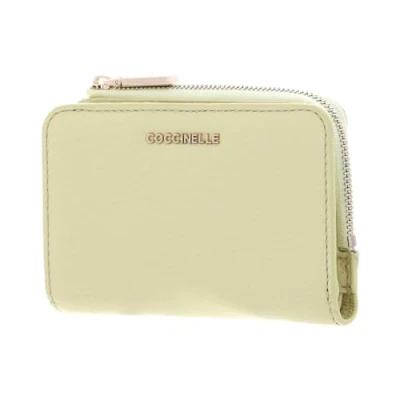 Image of Coccinelle Metallic Soft Wallet Grained Leather Lime Wash, Einheitsgröße