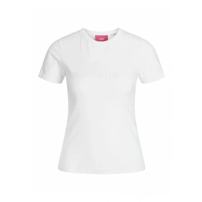 Image of JJXX Jxgigi TEE Basic Tshirt, Women&#039;s, Size: Medium, Bright white
