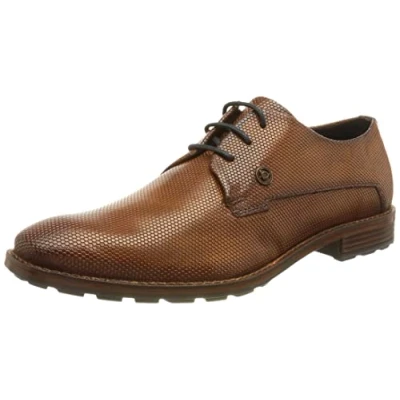 Image of bugatti Men&#039;s Mano Lace Up Shoes, Cognac, 9.5 UK