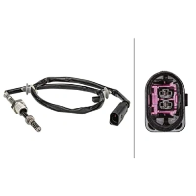 Image of Sensor, exhaust gas temperature HELLA 6PT 358 181 171