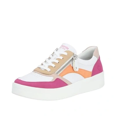 Image of Remonte Women&#039;s D0j01 Trainers, Magenta White Rose Tan Salmon 84, 40 EU