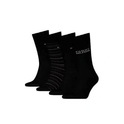 Image of Tommy Hilfiger MEN SOCK 4 PACK Giftbox Socks, Men&#039;s, Size: 9 11, Black