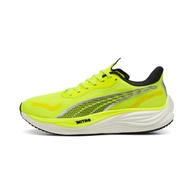 Image of puma Velocity Nitro 3 Road running shoes, Men&#039;s, Size: 11.5, Yellow alert black Textile