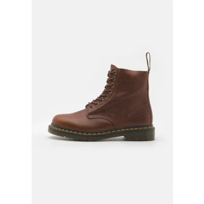 Image of Dr. Martens 1460 Pascal Unisex Laceup ankle boots, Size: 3, Cashew ambassador Leather