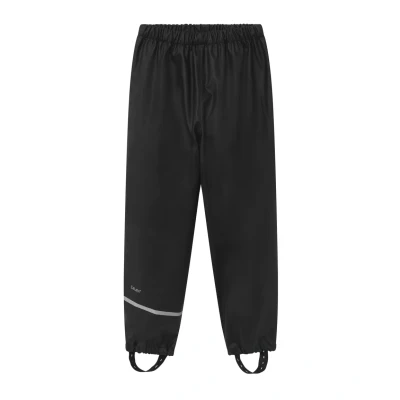 Image of CeLaVi Rainwear Pants Solid Rain Trousers Boys, Black, 1 ans (Taille Fabricant : 80 cm)