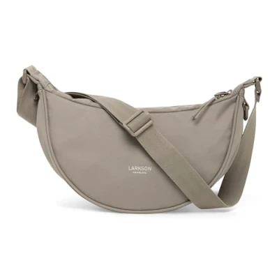 Image of Larkson Solveig Small HALF MOON Across body bag, Size: One Size, Gravel