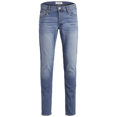 Image of Jack &amp; Jones Slim fit jeans, Men&#039;s, Size: 40x32, Blue denim