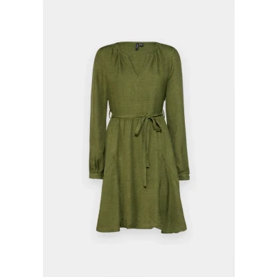 Image of Vero Moda Vmmeloney Short Volume Dress Day dress, Women&#039;s, Size: XS, Cypress