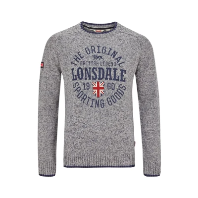Image of Lonsdale Jumper, Men&#039;s, Size: Medium, Light grey