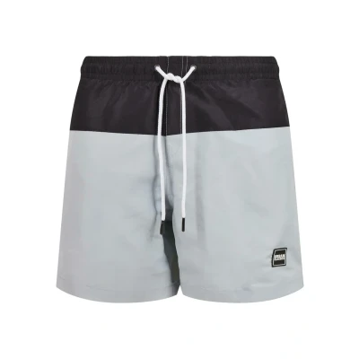 Image of Urban Classics Block Swimming shorts, Men&#039;s, Size: 4XL, Lightasphalt black