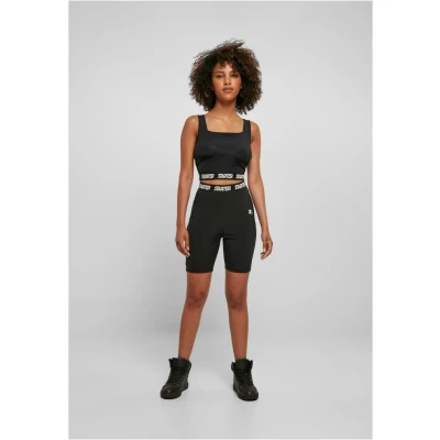 Image of Starter Black Label Women&#039;s Ladies Logo Tape Cycle Shorts, L Black,