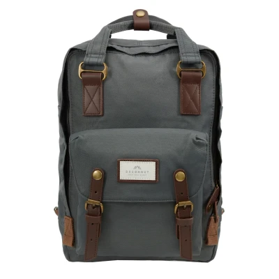 Image of Doughnut Macaroon Backpack Unisex Rucksack, Size: One Size, Charcoal