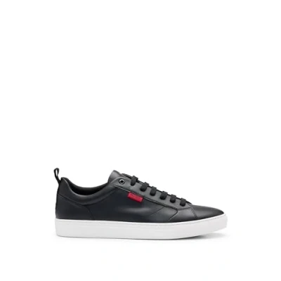 Image of HUGO Morrie TENN Trainers, Men&#039;s, Size: 7, Black Imitation leather/ textile
