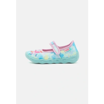 Image of Superfit Bubble Slippers for kids, Size: 6/6.5K, Türkis/mehrfarbig Cotton