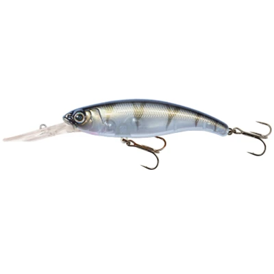 Image of Fox Rage Slick Stick DR 9cm 15gr Floating 0 4,5m UV Striped Shiner (with rattles) Hard lure