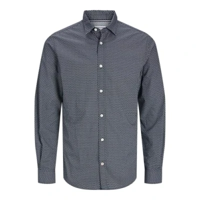 Image of Jack &amp; Jones Premium Matheo Detail Shirt Shirt, Men&#039;s, Size: Small, Black