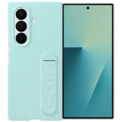 Image of Samsung Standing Silicone Back Cover Mint Galaxy Z Fold 7