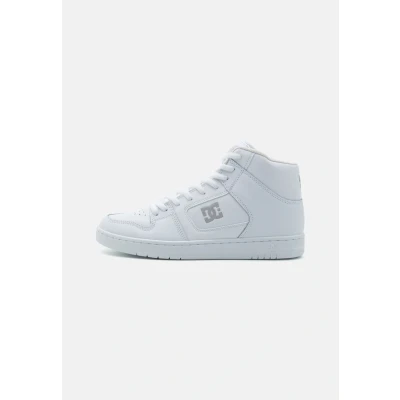 Image of DC shoes Manteca 4 HI Hightop trainers, Men&#039;s, Size: 12, White/battleship