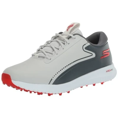 Image of Skechers Performance GO MAX 3 Golf shoes, Men&#039;s, Size: 8, Gray Textile/synthetics