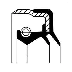 Image of Shaft Seal, differential CORTECO 01029794B