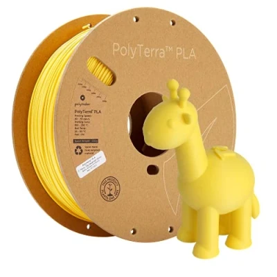 Image of Polymaker PolyTerra PLA Savannah Yellow 1.75mm 1kg