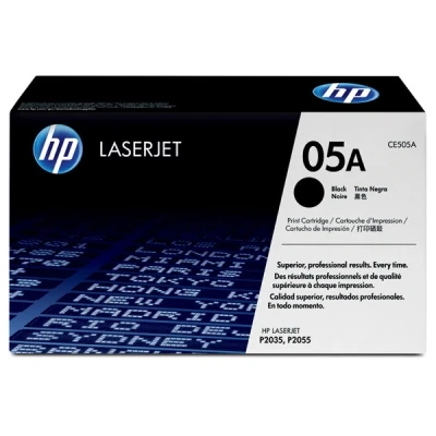 Image of HP 05A CE505A 1 x Black Toner cartridge For LaserJet P2033, P2035, P2036, P2037, P2054, P2055, P2056, P2057