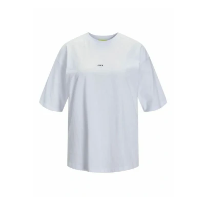 Image of JJXX Jxandrea Loose LOGO TEE Basic Tshirt, Women&#039;s, Size: XS, Bright white