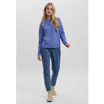 Image of VERO MODA Womens Pullover, Surf the Web/Detail:melange, XS