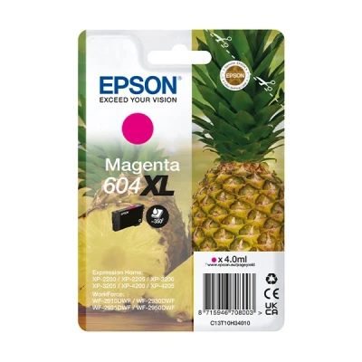 Image of Epson 604XL Pineapple, Genuine Magenta Ink Cartridge
