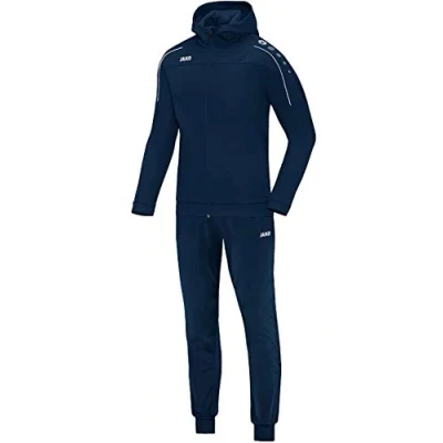 Image of JAKO Women&#039;s Classico Hooded Tracksuit Polyester, Navy, 36