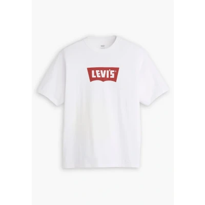 Image of Levi&#039;s Vintage Graphic TEE Print Tshirt, Men&#039;s, Size: XS, chili oil batwing white