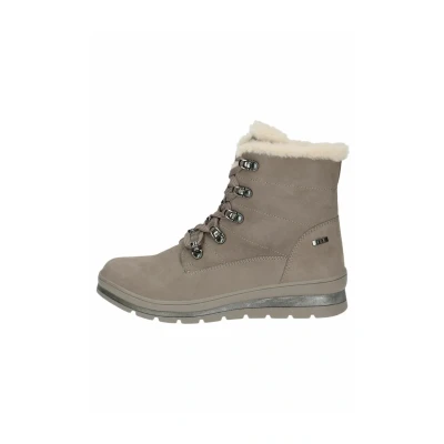 Image of Caprice Winter boots, Women&#039;s, Size: 6.5, Taupe nubuc Leather and textile