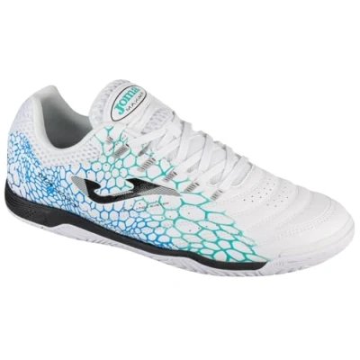 Image of Joma Maxima Training shoe, Men&#039;s, Size: 43.5, White turquoise shoes