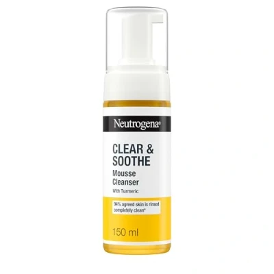 Image of Neutrogena Clear and Soothe Mousse Cleanser 150ml