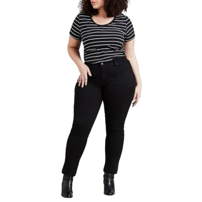 Image of Levi&#039;s Plus 311 Shaping Skinny Jeans Fit, Women&#039;s, Size: 22x30, Soft black