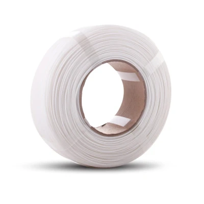Image of eSUN PLA+ Refill Filament 1.75mm, PLA Plus Spoolless 3D Printing Filament, Dimensional Accuracy +/ 0.03mm, 1KG (2.2 LBS) for Printers,White