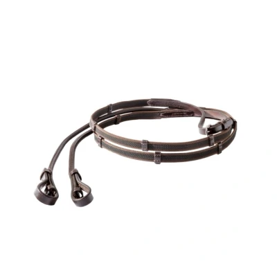 Image of Kavalkade Rolled Rubberized Reins