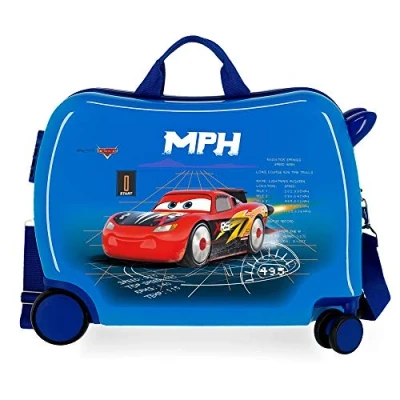 Image of Cars Rocket Racing Suitcase, Blue, 50x38x20 cms, Children&#039;s suitcase
