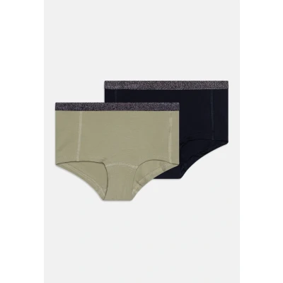 Image of Name it Nkfhipster 2 PACK Pants for kids, Size: 6y, Seagrass