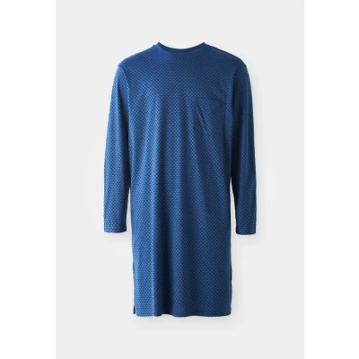 Image of Schiesser LANG Nightie, Men&#039;s, Size: 38R, Atlantikblau
