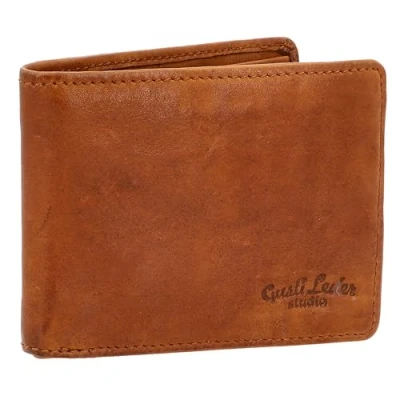Image of Gusti Leder Wallet, Men&#039;s, Size: One Size, Cognac