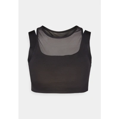 Image of The North Face Refina Double Layer BRA Medium support sports bra, Women&#039;s, Size: 6, Black