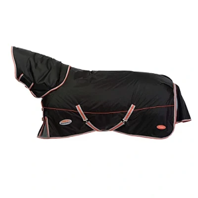 Image of Weatherbeeta Comfitec Premier with Therapy Tec Detach A Neck Lite Plus Black/Silver/Red