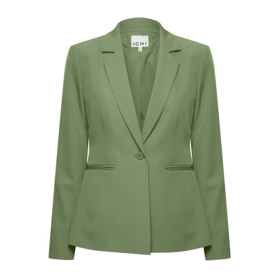 Image of ICHI Ixlexi BL Blazer, Women&#039;s, Size: 8, Willow bough