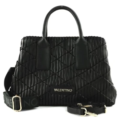 Image of Valentino Clapham Women&#039;s Handbag/Shoulder Bag, Black Faux Leather, 99 Without Sizes, Colour: Black, nero